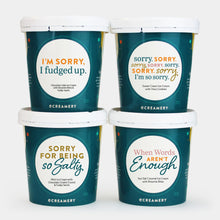 Load image into Gallery viewer, I'm Sorry Ice Cream Gift - 4 Pints
