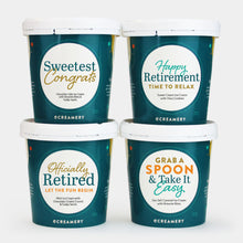 Load image into Gallery viewer, Retirement Ice Cream Gift - 4 Pints