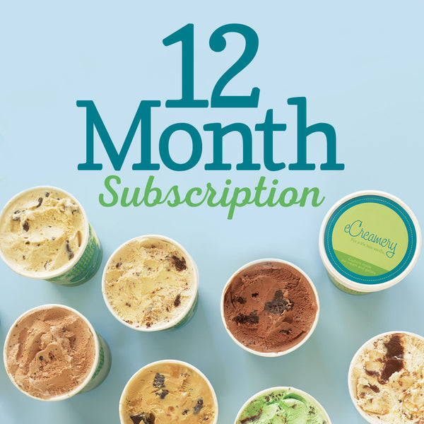 12 Month Subscription to Flavor of the Month Club - eCreamery