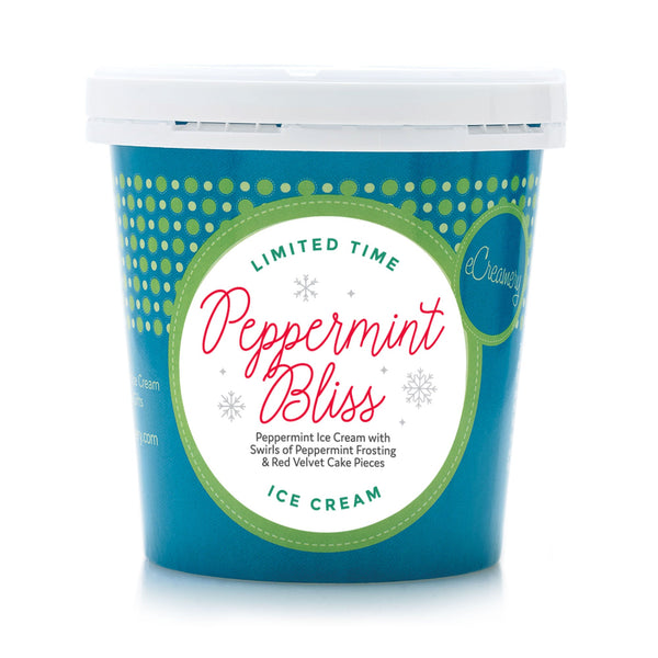 1 Pint - Peppermint Bliss Ice Cream